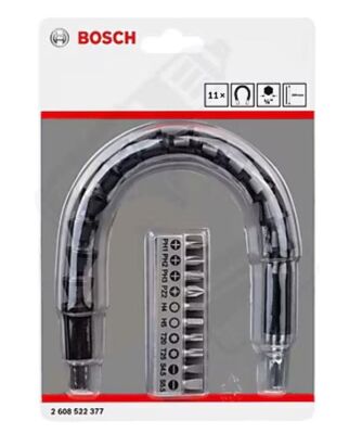 Bosch 10 Parça Vidalama Ucu ve Uzatma Adaptörü (30 cm - Plastik) - 1