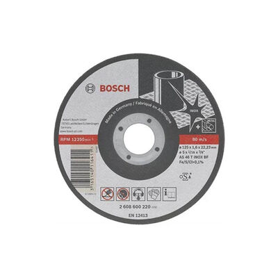 Bosch 115*1,0 mm Best Serisi Düz Inox (Paslanmaz Çelik) Kesme Diski - Rapido Uzun Ömürlü - 1