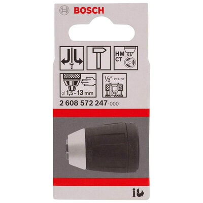 Bosch 1/2-20-1,5-13mm Supra Mandren (GSB,GSR) - 1