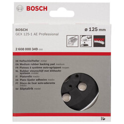 Bosch 125 mm Zımpara Tabanı Orta Sertlikte (GEX) - 2