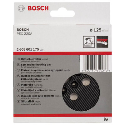 Bosch 125 mm Zımpara Tabanı Orta Sertlikte (PEX) - 2