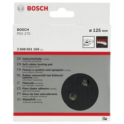 Bosch 125 mm Zımpara Tabanı Orta Sertlikte (PEX) - 2