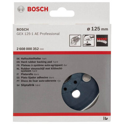 Bosch 125 mm Zımpara Tabanı Sert (GEX) - 2