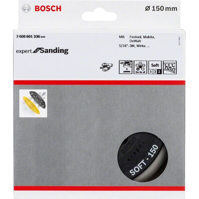 Bosch 150 mm 5/16 Çok Delikli Zımp Tabanı Yumuşak - 2