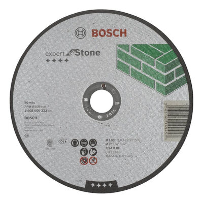 Bosch 180*3,0 mm Expert Serisi Düz Taş Kesme Diski (Taş) - 1