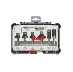 Bosch 8 mm Şaftlı 6'lı Karışık Freze Ucu Seti - 1