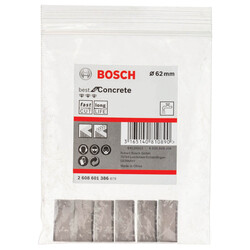 Bosch Best Serisi Elmas Sulu Karot Uç Segmanı 62 mm İçin 6 Parça - 2