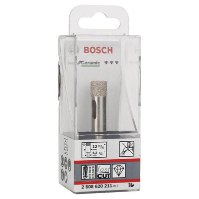 Bosch Best Serisi, GTR 30 İçin Seramik Kuru Elmas Delici 12*35 mm - 2