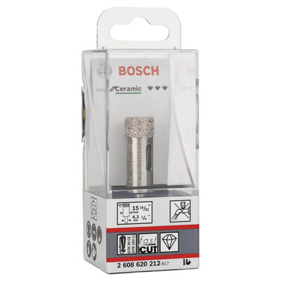 Bosch Best Serisi, GTR 30 İçin Seramik Kuru Elmas Delici 15*35 mm - 2