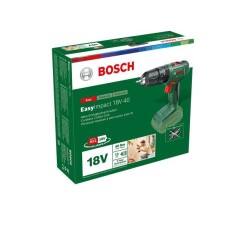 Bosch EasyImpact 18V-40 Tek Akülü Darbeli Delme Vidalama Makinesi (2,0 Ah) - 2