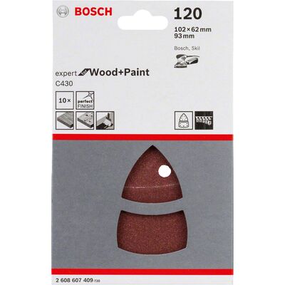 Bosch Expert for Serisi Ahşap Zımpara 102x62/93x93 mm 120 kum - 2