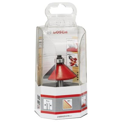 Bosch Expert Serisi Ahşap İçin Çift Oluklu, Sert Metal Bilye Yataklı Pah Açma Frezesi 8*15,65*61 mm - 2