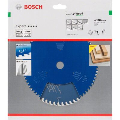 Bosch Expert Serisi Ahşap için Daire Testere Bıçağı 184*30 mm 56 Diş - 2