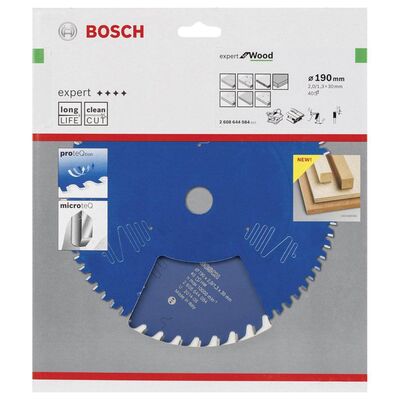 Bosch Expert Serisi Ahşap Için Daire Testere Bıçağı 190*30 Mm 40 Diş ...