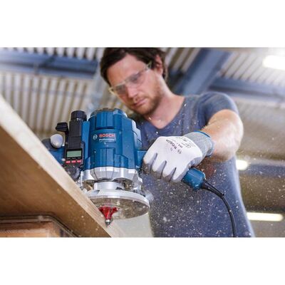 Bosch Expert Serisi Laminant İçin Çift Oluklu, Sert Metal Altta Bilya Yataklı Freze Ucu 12*12,7*106,8 mm - 4