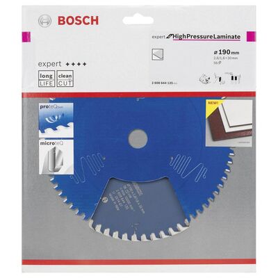 Bosch Expert Serisi Yüksek Basınçlı Lamine Panel ve Trespa için Daire Testere Bıçağı 190*30 mm 56 Diş - 2