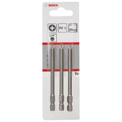 Bosch Extra Hard Serisi Vidalama Ucu PZ 1*89 mm 3lü - 2