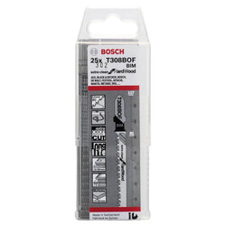 Bosch Extra Temiz Kesim Serisi Sert Ahşap İçin T 308 BOF Dekupaj Testeresi Bıçağı - 25Li Paket - 2