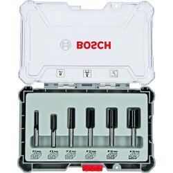 Bosch Freze Seti 6 Parça Düz 6 mm (Pro)-2607017465 - 2