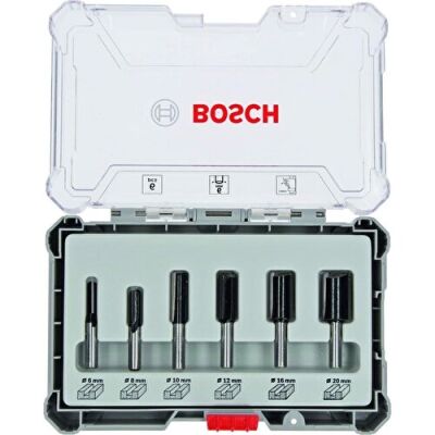 Bosch Freze Seti 6 Parça Düz 6 mm (Pro)-2607017465 - 2