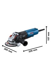 Bosch Gws 17-125 Ps Avuç Taşlama 1700 Watt Devir Ayarlı (ince Gövdeli) BOSCH 06017D1300 - 2