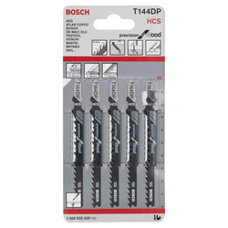 Bosch Hassas Kesim Serisi Ahşap İçin T 144 DP Dekupaj Testeresi Bıçağı - 5'Li Paket - 2