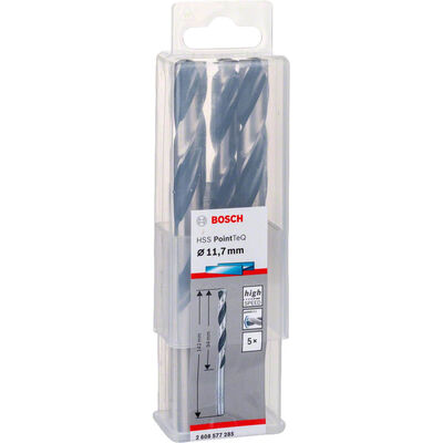 Bosch HSS-PointeQ Metal Matkap Ucu 11,7 mm 5li - 2