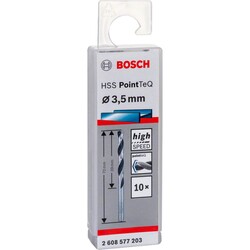 Bosch HSS-PointeQ Metal Matkap Ucu 3,5 mm 10lu - 2