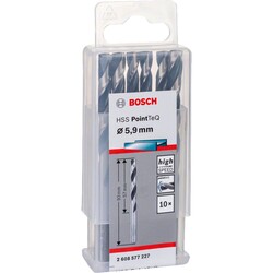 Bosch HSS-PointeQ Metal Matkap Ucu 5,9 mm 10lu - 2