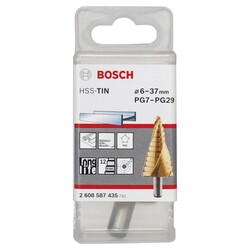 Bosch HSS-TiN 12 Kademeli Matkap Ucu PG7-PG29 - 2