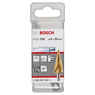 Bosch HSS-TiN 13 Kademeli Matkap Ucu 6-30 mm - 2