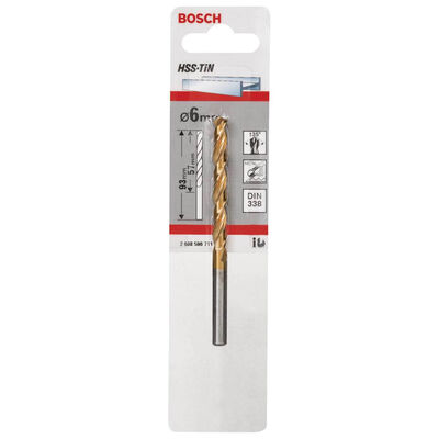 Bosch HSS-TiN Metal Matkap Ucu 6*93 mm - 2