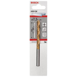 Bosch HSS-TiN Metal Matkap Ucu 7,5*109 mm - 2