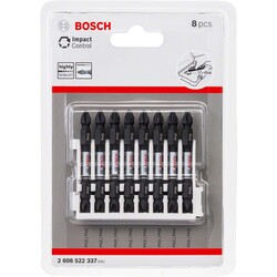 Bosch Impact Control Serisi Çift Taraflı Vidalama Ucu 8li PH2 *65mm - 2