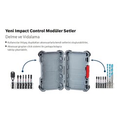 Bosch Impact Control Serisi Çift Taraflı Vidalama Ucu 8li PH2 *65mm - 4