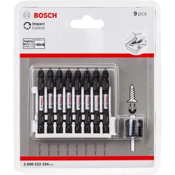 Bosch Impact Control Serisi Çift Taraflı Vidalama Ucu 8liPH2/PZ2 *65mm + Mıknatıslı Tutucu - 2