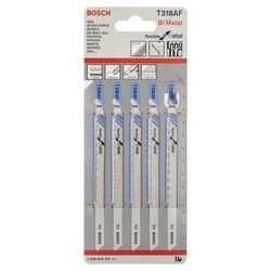 Bosch Kırılmaya Karşı Dayanıklı Seri Metal İçin T 318 AF Dekupaj Testeresi Bıçağı - 5Li Paket - 2