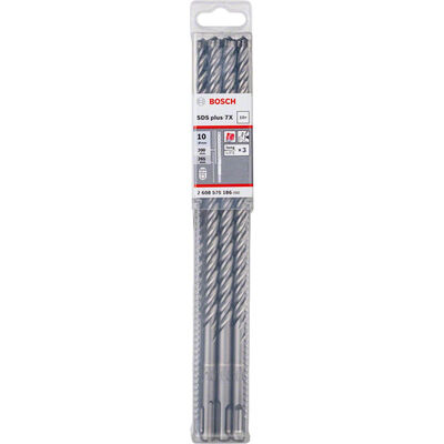 Bosch SDS-Plus-7X Serisi Kırıcı Delici Matkap Ucu 10*265 mm 10lu - 2