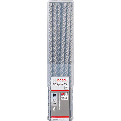 Bosch SDS-Plus-7X Serisi Kırıcı Delici Matkap Ucu 10*265 mm 30lu - 2