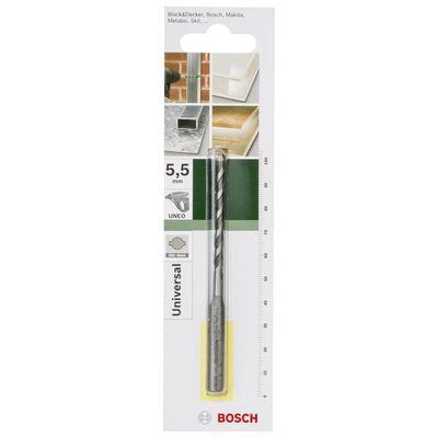 Bosch SDS-Quick, Uneo için Çok Amaçlı Matkap Ucu 5,5*100 mm - 2