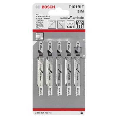 Bosch Special Serisi Laminant İçin Özel T 101 BIF Dekupaj Testeresi Bıçağı - 5Li Paket - 2