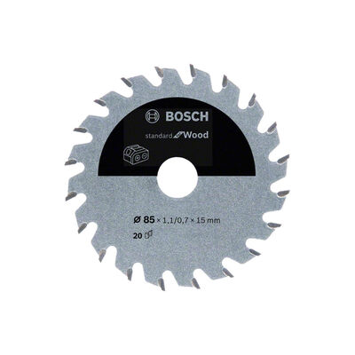 Bosch Standard for Serisi Ahşap için Akülü Daire Testere Bıçağı 85*15 mm 20 Diş - 1