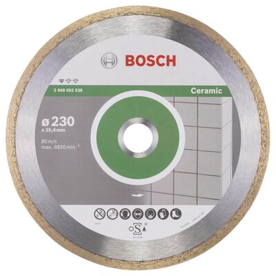 Bosch Standard Seri Seramik İçin Elmas Kesme Diski 230 mm - 1