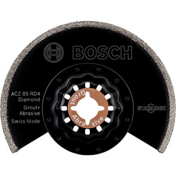 Bosch Starlock - ACZ 85 RD4 - Diamant RIFF Zımpara Uçlu Segman Testere Bıçağı 40 Kum Kalınlığı 1li - 1