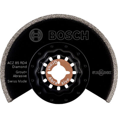 Bosch Starlock - ACZ 85 RD4 - Diamant RIFF Zımpara Uçlu Segman Testere Bıçağı 40 Kum Kalınlığı 1li - 1