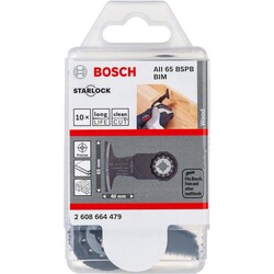 Bosch Starlock - AII 65 BSPB - BIM Sert Ahşap İçin Daldırmalı Testere Bıçağı 10lu - 2