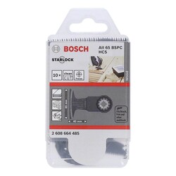 Bosch Starlock - AII 65 BSPC - HCS Sert Ahşap İçin Daldırmalı Testere Bıçağı 10lu - 2