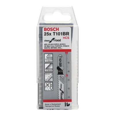 Bosch Temiz Kesim Serisi Ahşap İçin T 101 BR Dekupaj Testeresi Bıçağı - 25Li Paket - 2