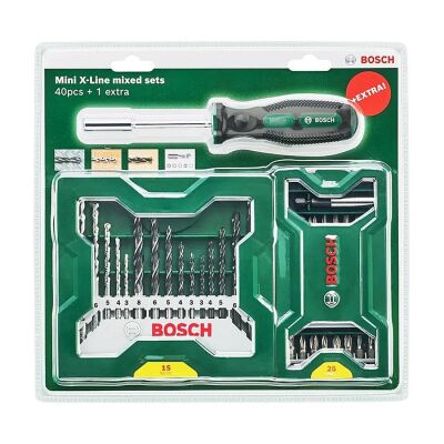 Bosch X-Line 25+15+1 Vidalama ve Matkap Ucu Seti - 1