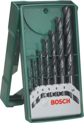 Bosch X-Line Mini 7 Parça Metal Matkap Ucu Seti - 1